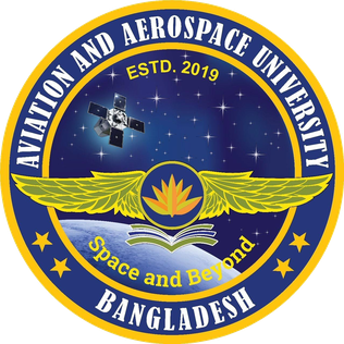 Aviation and Aerospace University Bangladesh logo